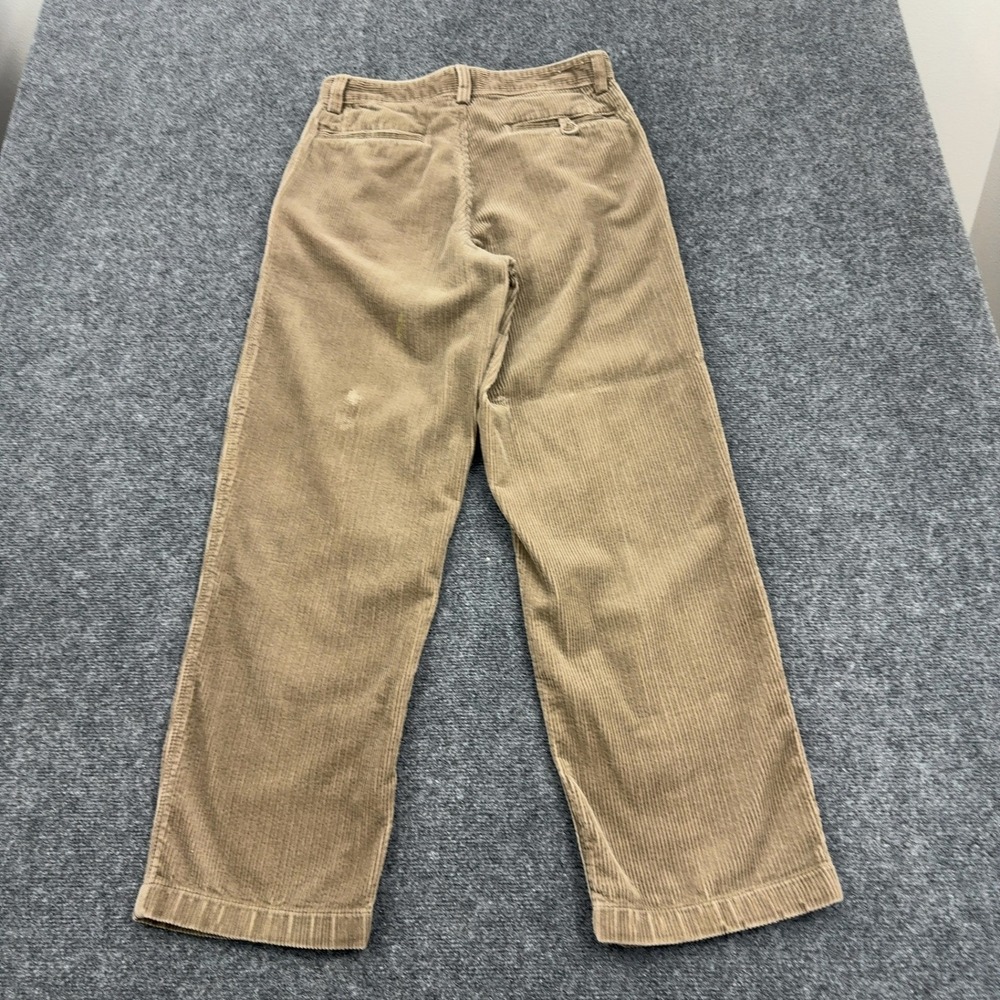 Gap Khaki Corduroy Pants Mens W31 Brown Cotton Wide Leg Workwear Vintage Style - Picture 5 of 8